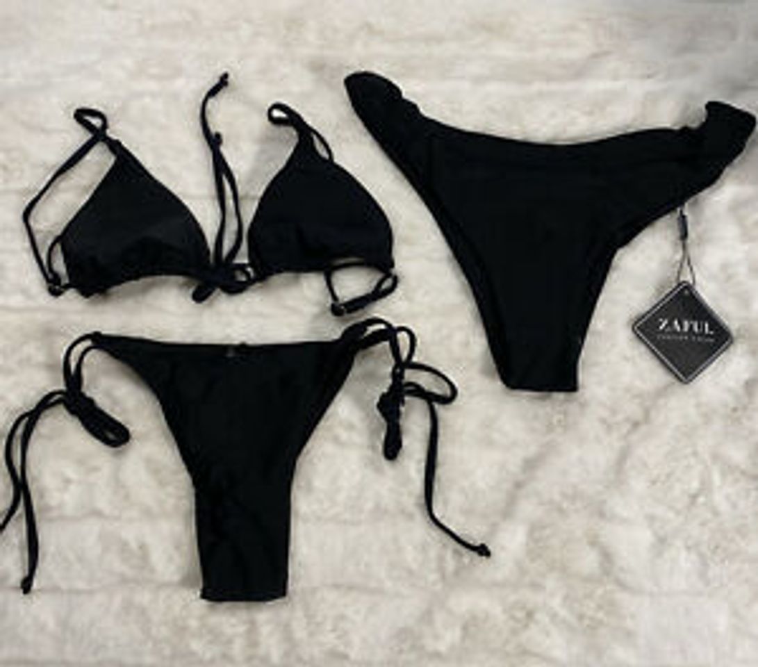 Place ZAFUL - Conjunto de bikini acolchado para mujer