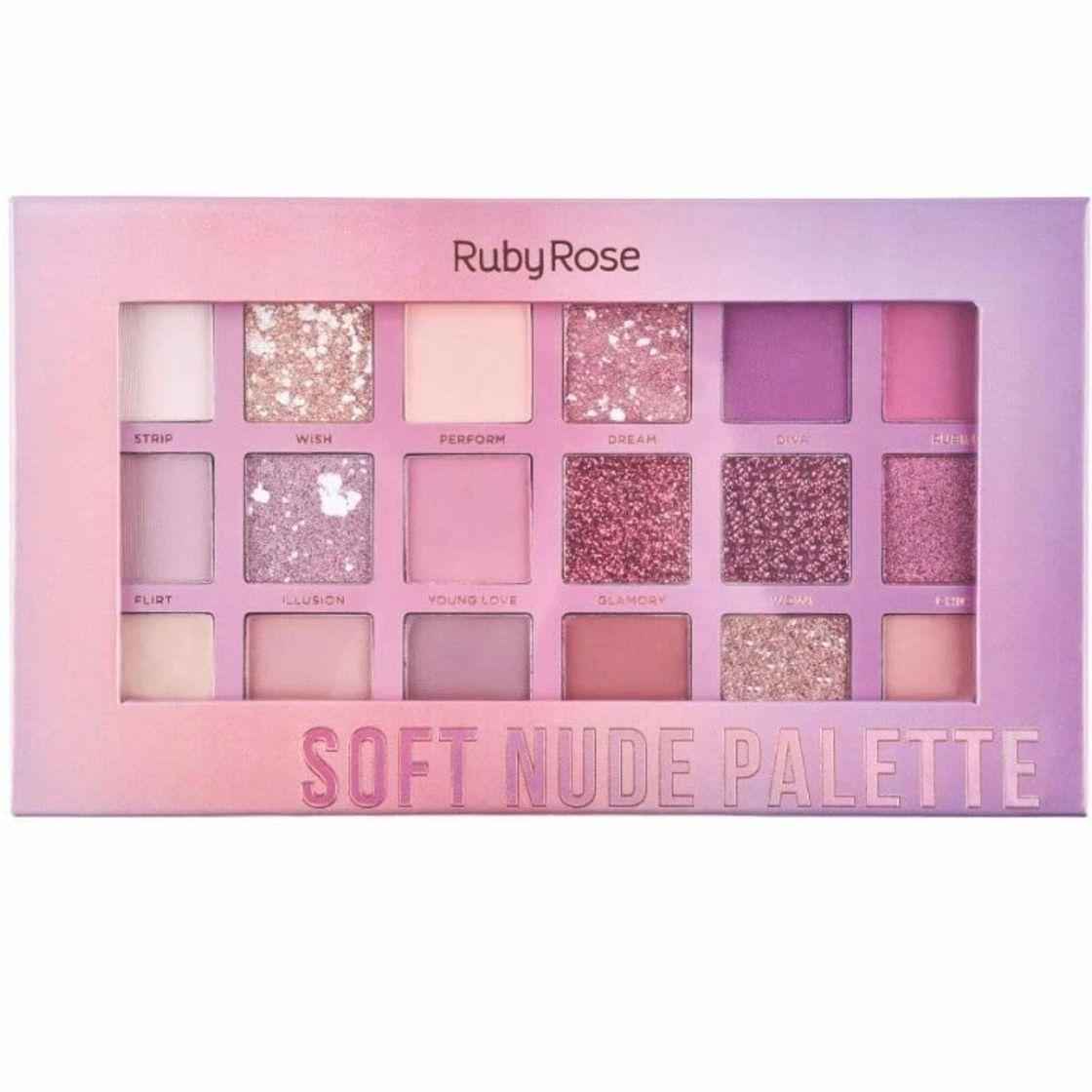 Moda Paleta de sombra soft nude 