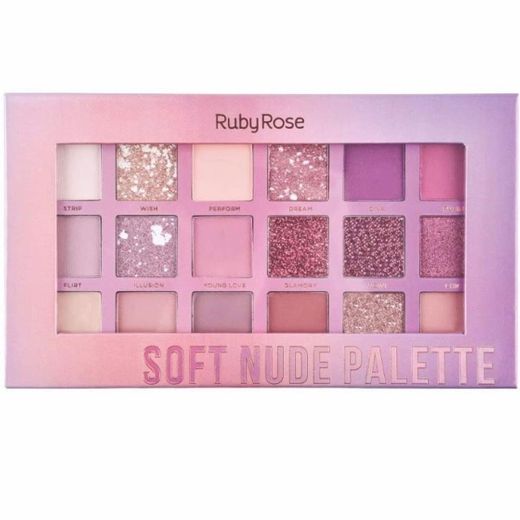 Paleta de sombra soft nude 