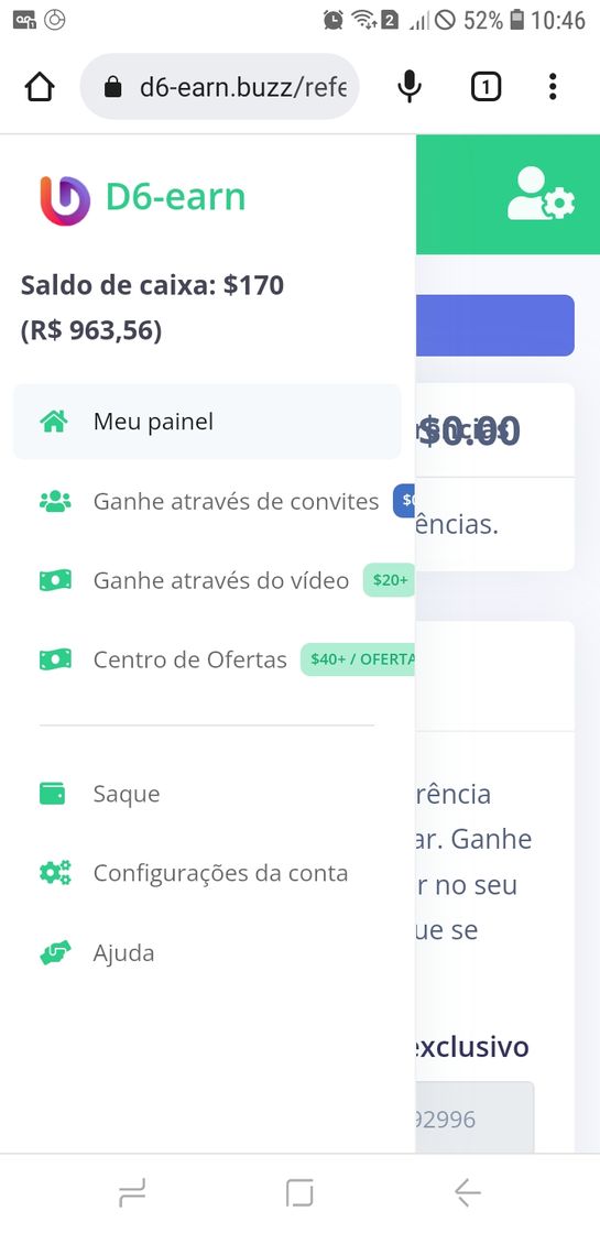 App Paga em dólar!