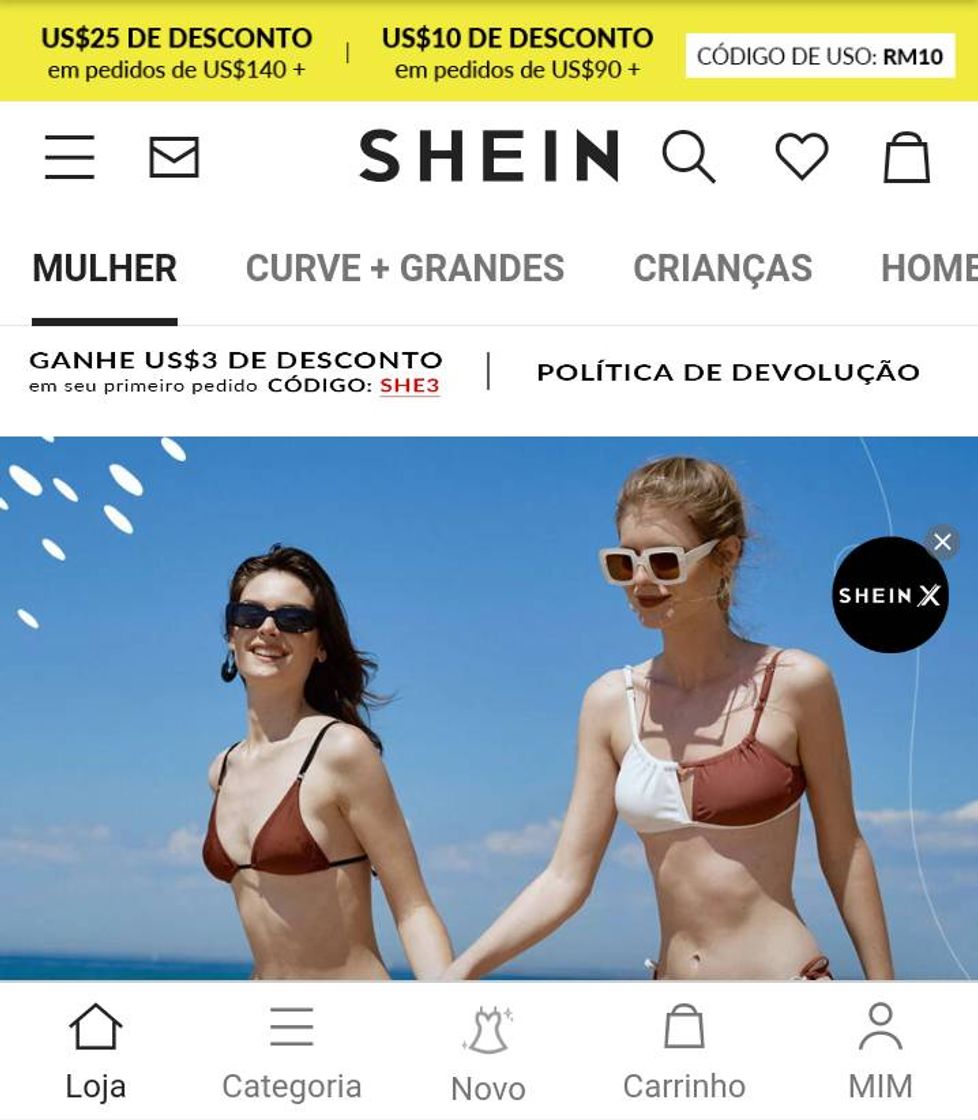 Social Site da shein
