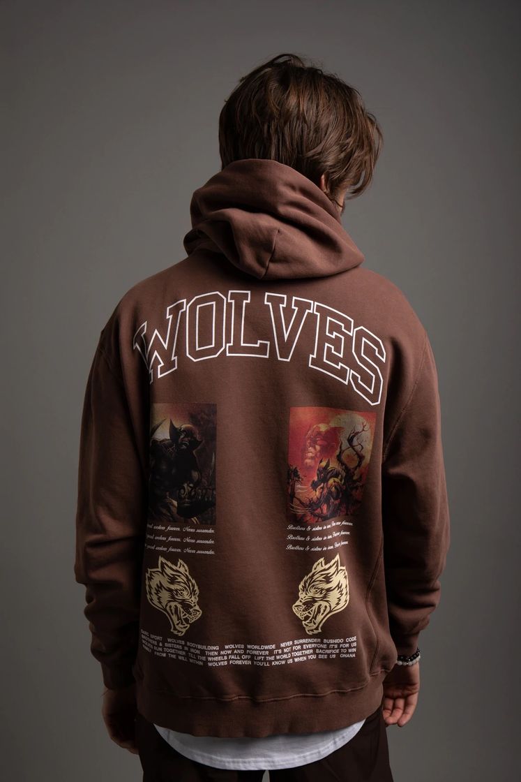 Fashion Sudadera con estampado de Lobos