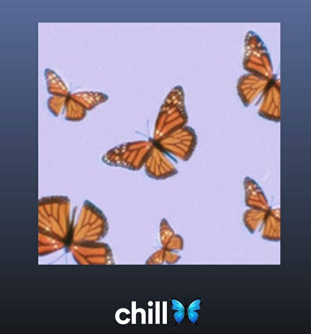 Music playlist spotify "chill🦋"