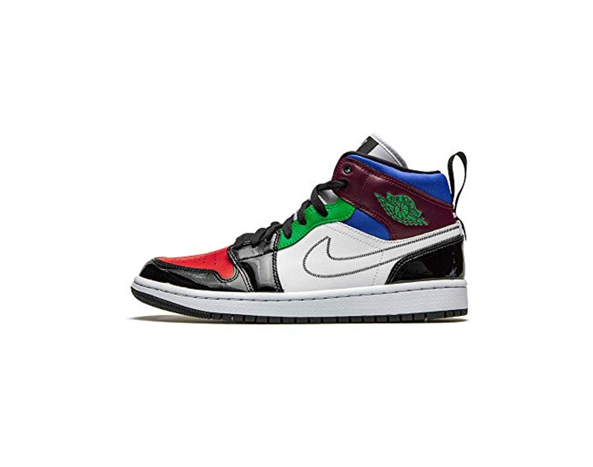 Social Jordan WMNS Air 1 Mid Se Multicolor - Negro/Blanco-Rojo Universidad Db5454 001
