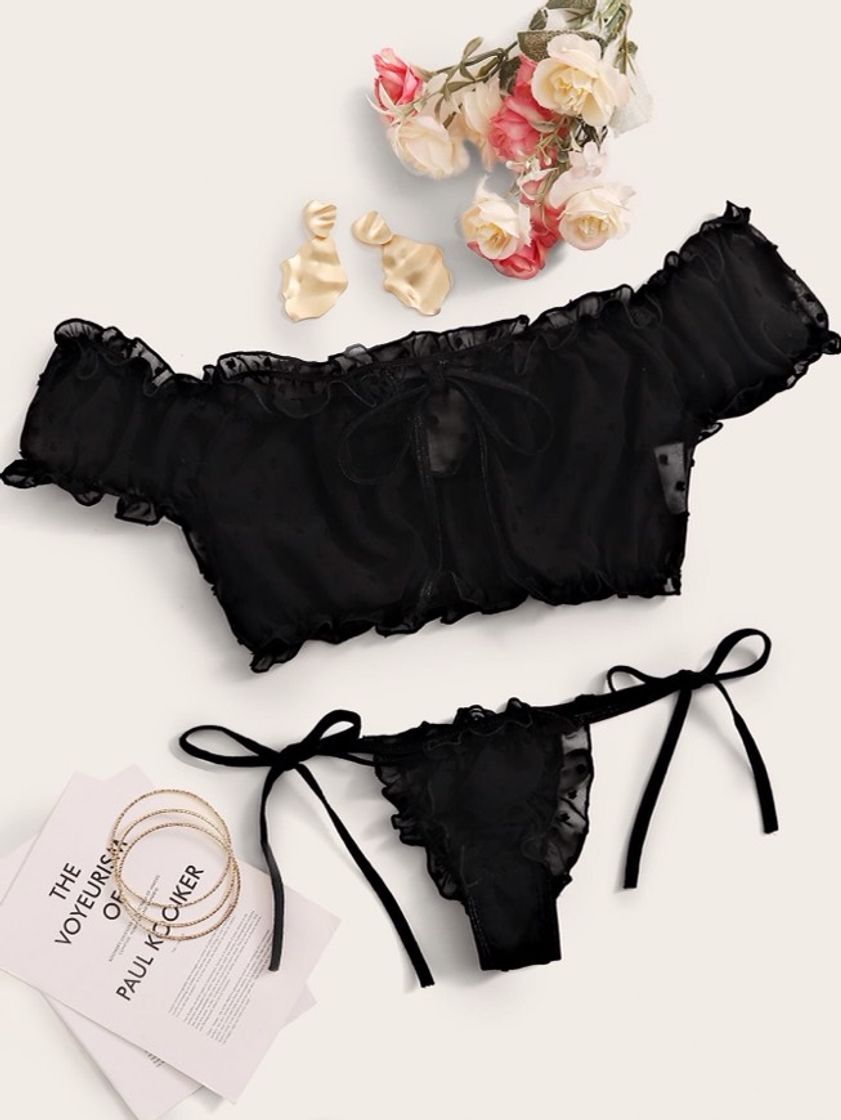 Fashion Conjunto de lingerie 