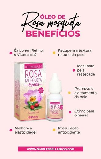 Benefícios do óleo rosa mosqueta 