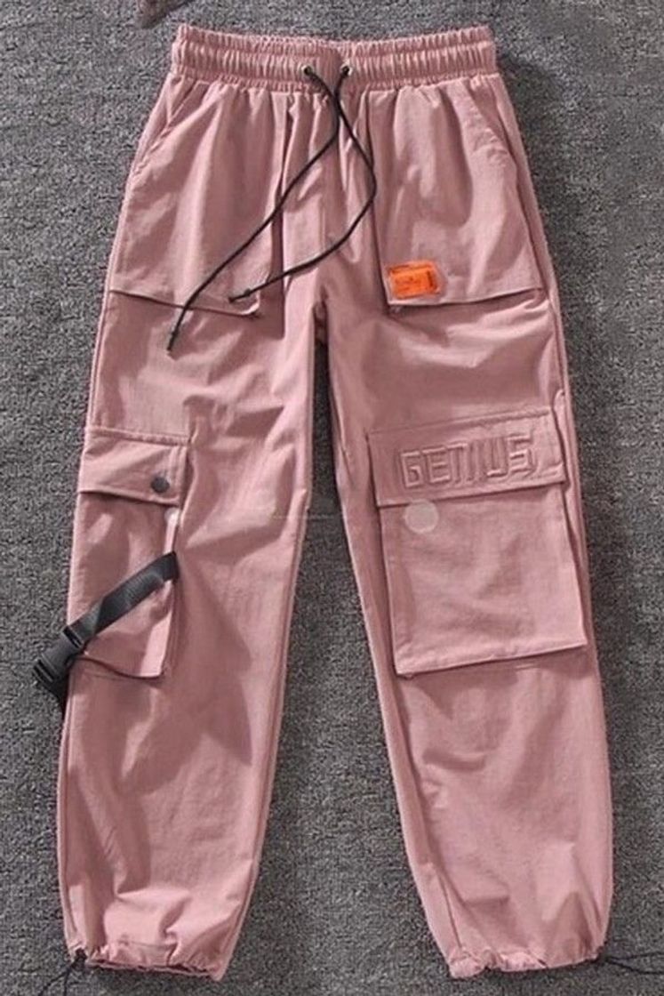 Fashion Calça jogger rosa 💗