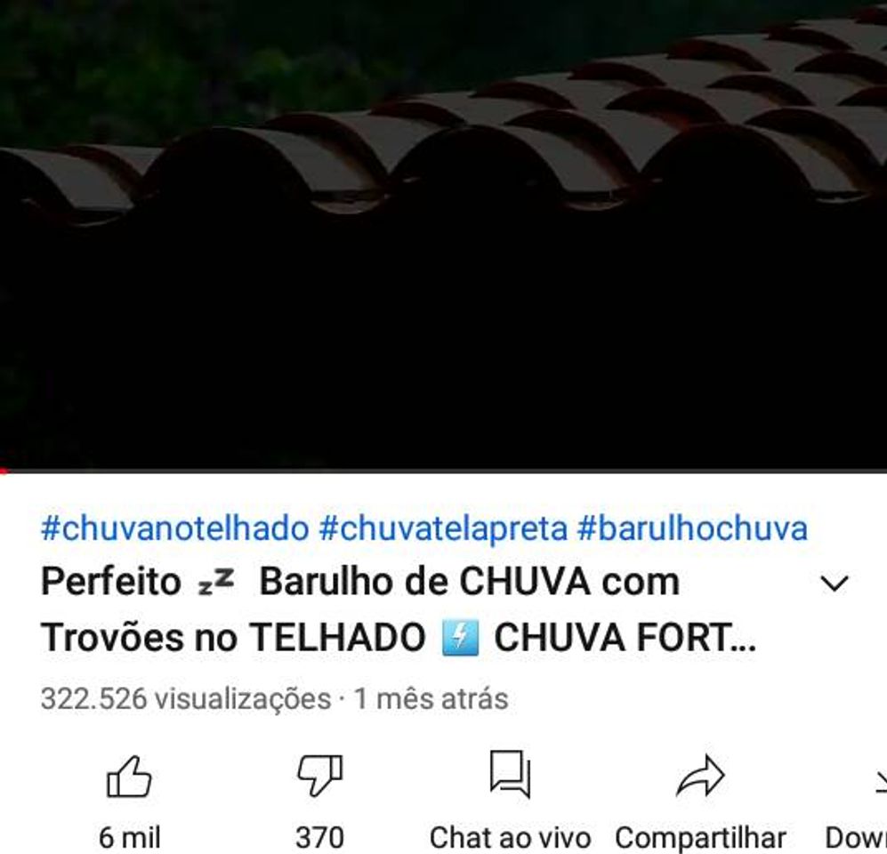 Moda Perfeito ✔️ Barulho de CHUVA com Trovões no TELHADO ...