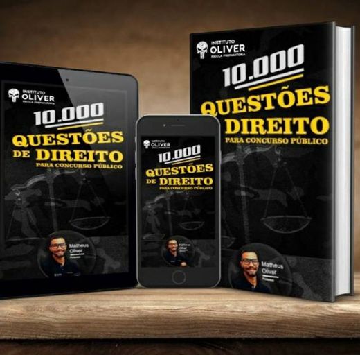 E-book 10.000 questões de direito e 1.000 de português 