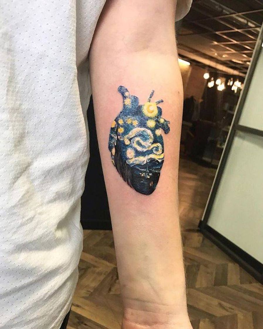 Social tatuagem amo van gogh.