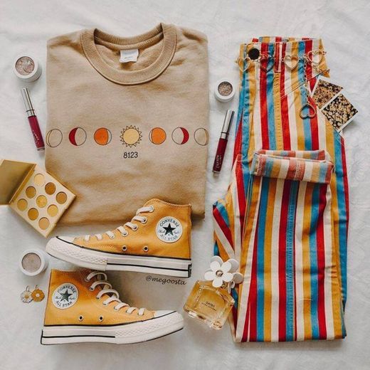 Roupas com all star amarelo :)