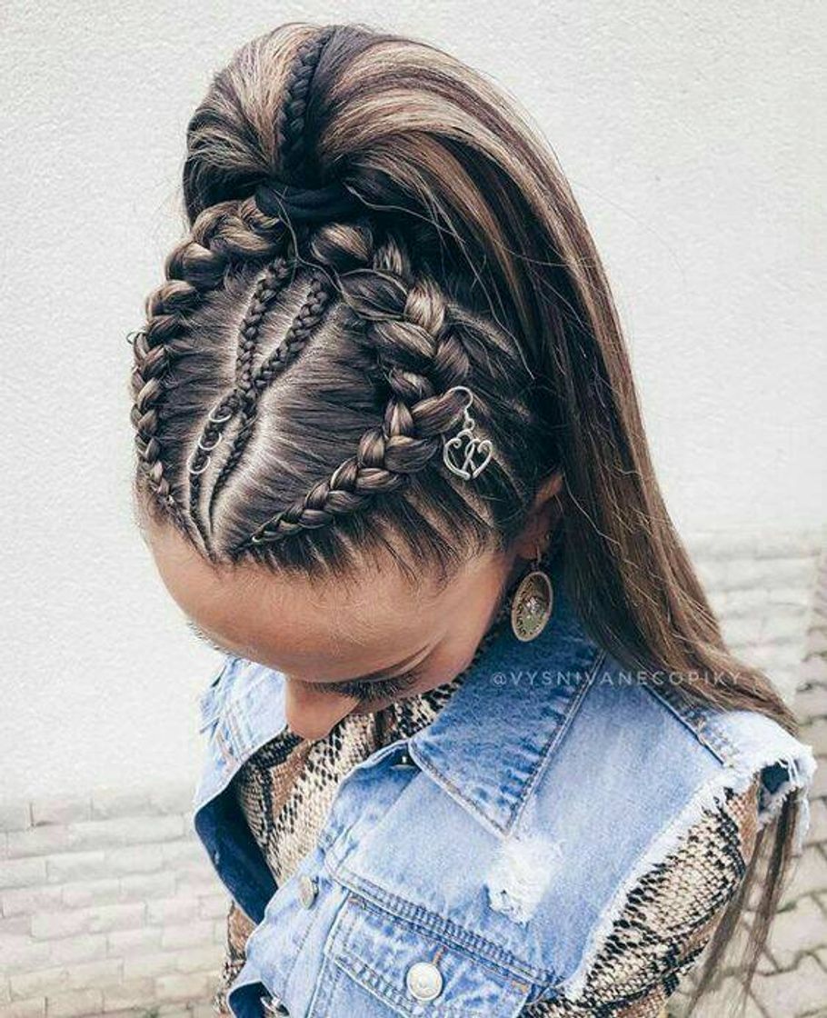 Moda Penteado com trança