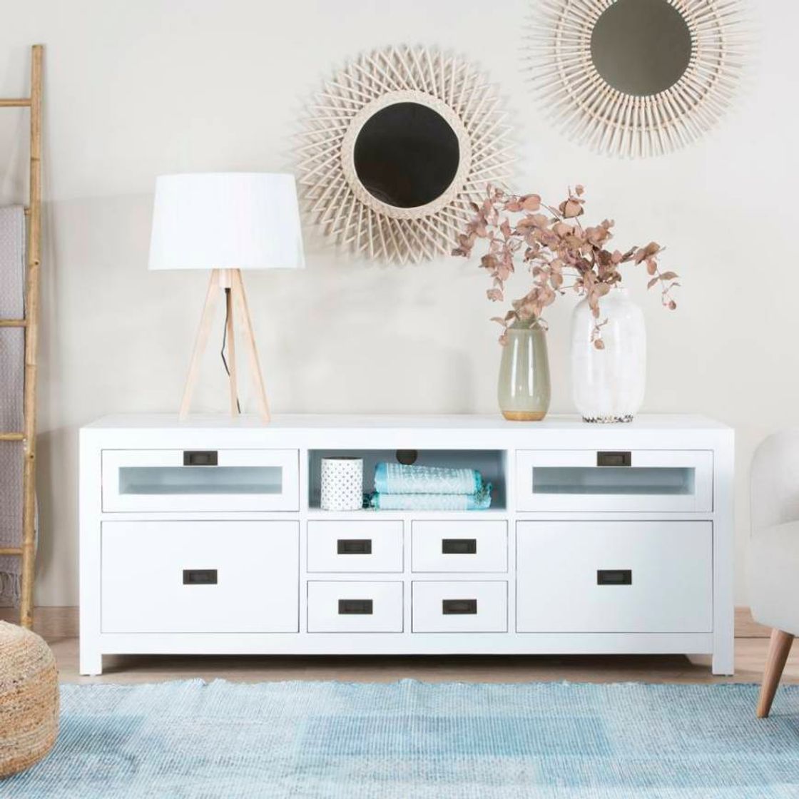 Social Banak Importa: Muebles de madera natural y decoración