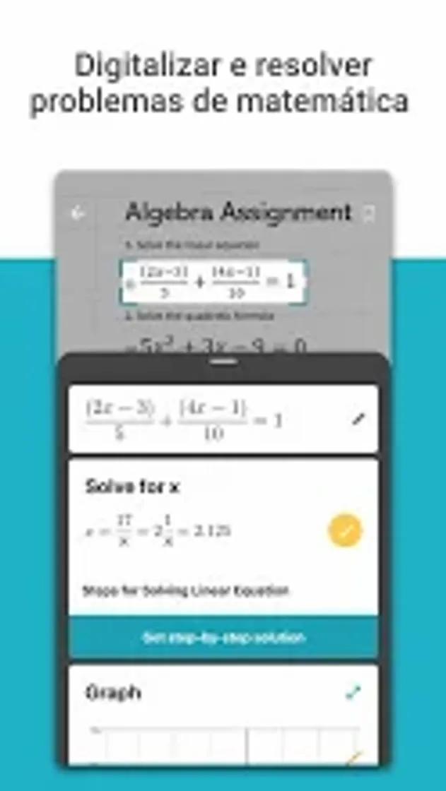 App Aplicativo solucionador de Matemática.