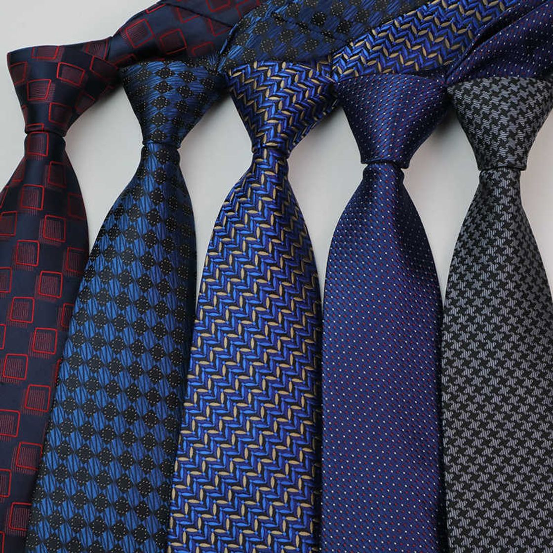 Social VLOU 8CM Men Tie Formal Dress Neck Tie Cildrens Plaid Wedding Party
