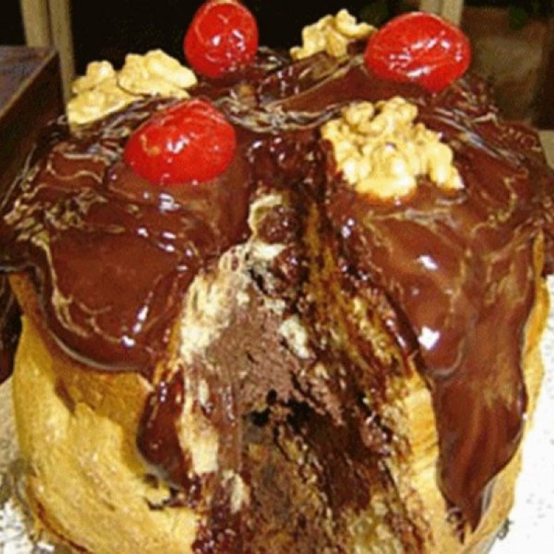 Moda Panetone com chocolate 