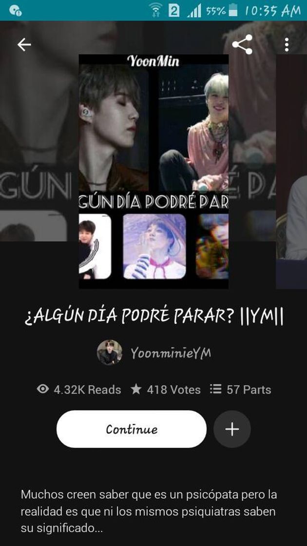 Fashion Esta historia es del yoonmin trata sobre el trastorno de yon