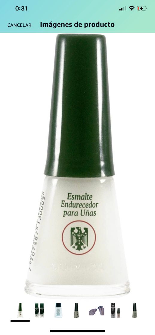 Belleza Esmalte endurecedor quimica alemana