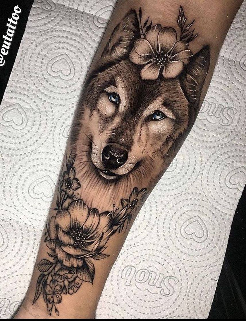 Fashion Tattoo de lobo 🐺 