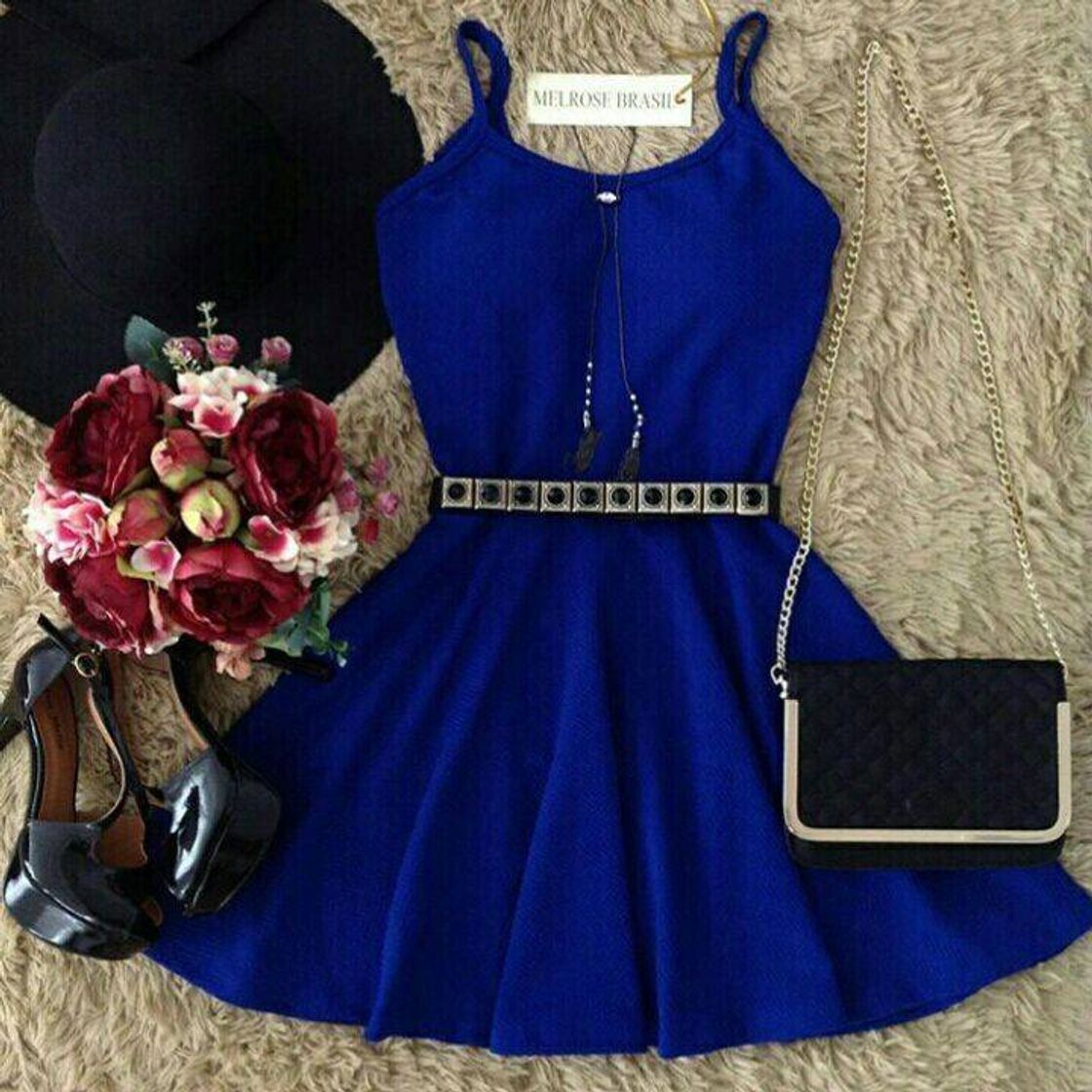 Fashion Vestido azul 💙