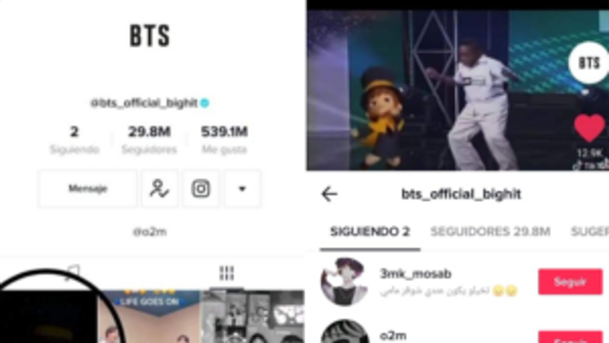 Fashion HACKEARON LA CUENTA DE TIKTOK DE BTS