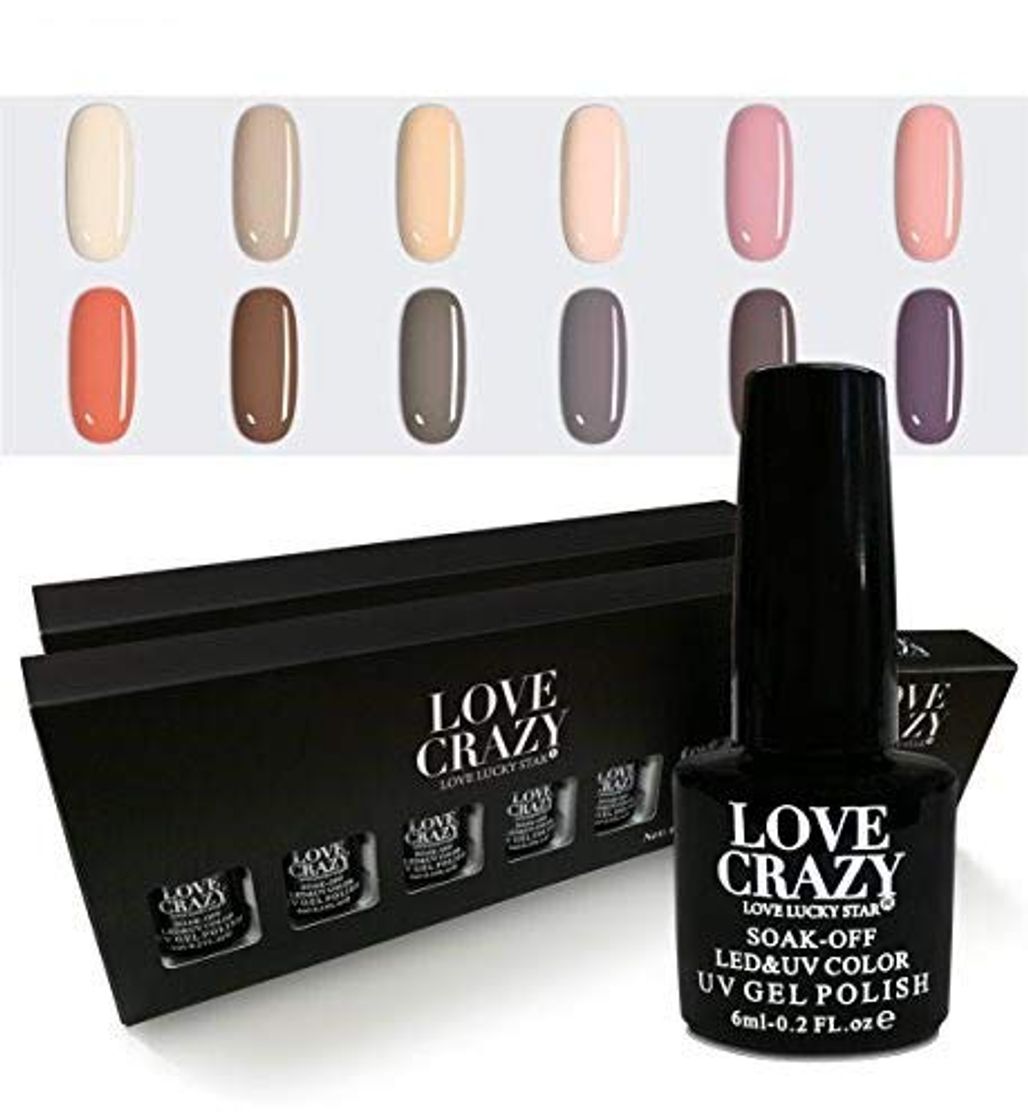 Producto LOVECRAZY® Esmaltes de Gel Semipermanente para Uñas, Kit de Manicura y Pedicura,