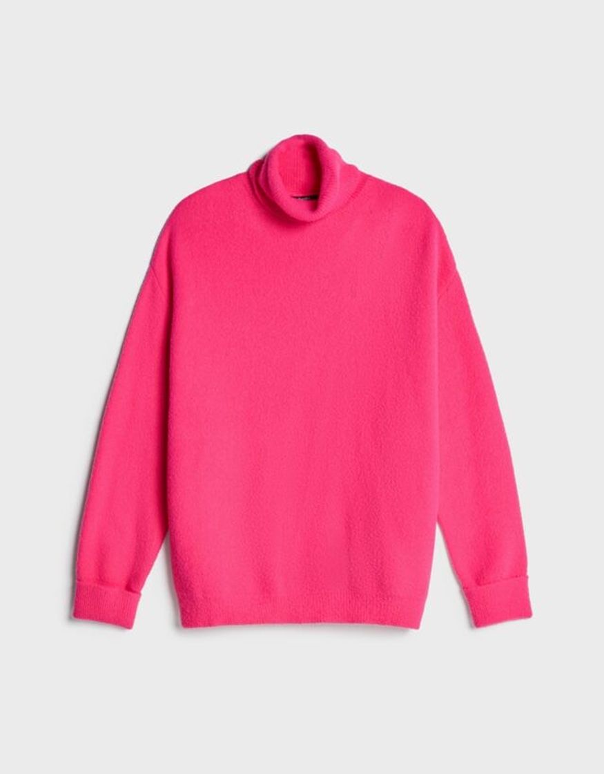 Moda Jersey rosa fucsia BERSHKA