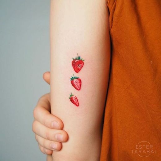 Strawberry tattoo 🍓