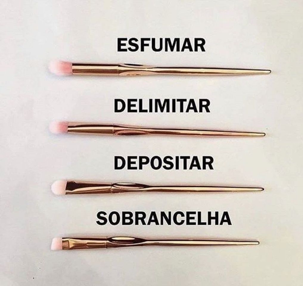 Moda Tipos de pincéis para área dos olhos e suas diferenças 