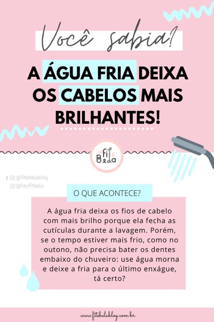 Moda Água fria 