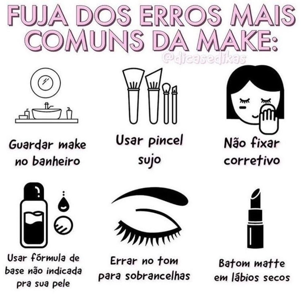 Moda Erros mais comuns de maquiagem 