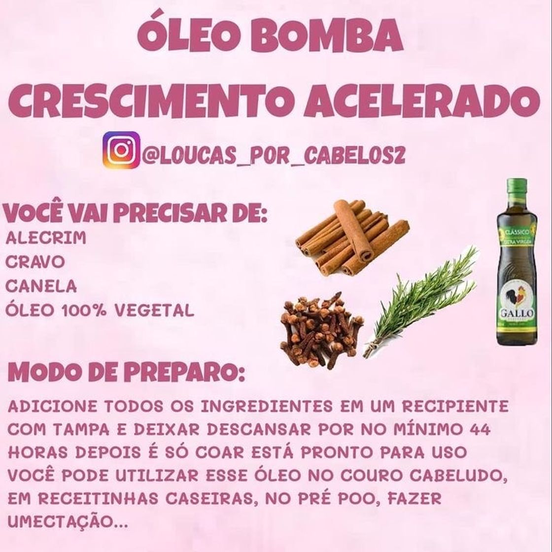 Moda Como fazer o Óleo Bomba