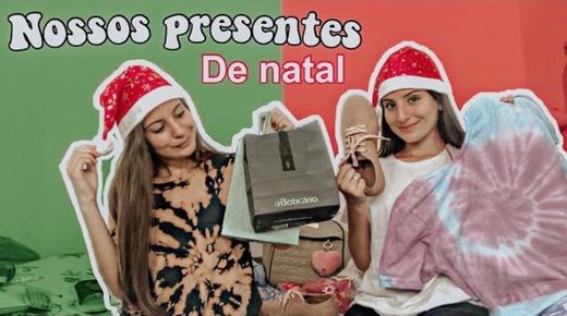 NOSSOS PRESENTES DE NATAL 2020 - YouTube