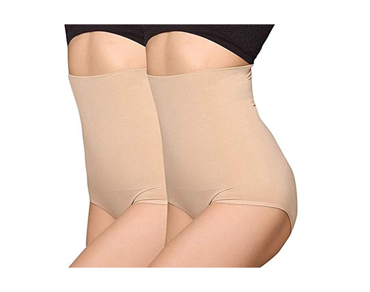 Moda ANGOOL Cintura Alta Braguitas Moldeadora Fajas Reductoras Efecto Vientre Plano para Body Shaper para Mujer