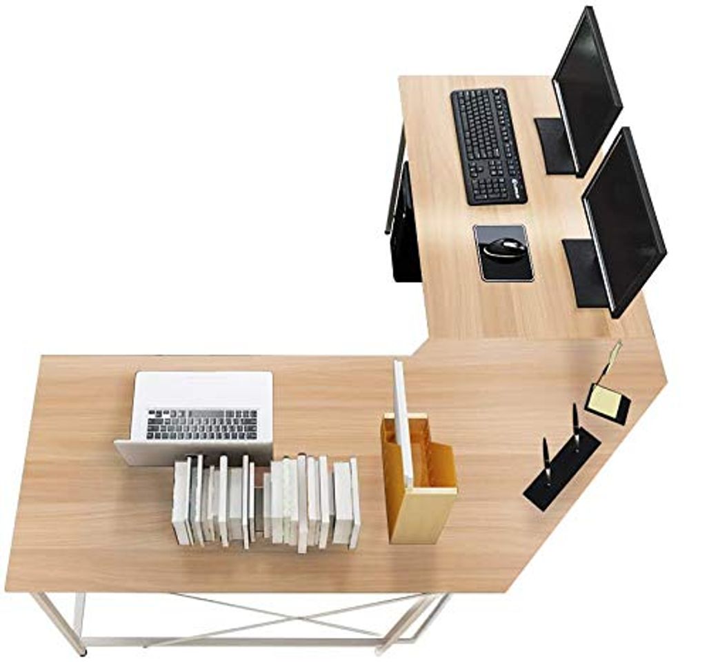 Producto sogesfurniture Escritorio de Computadora en Forma de L, 150cm