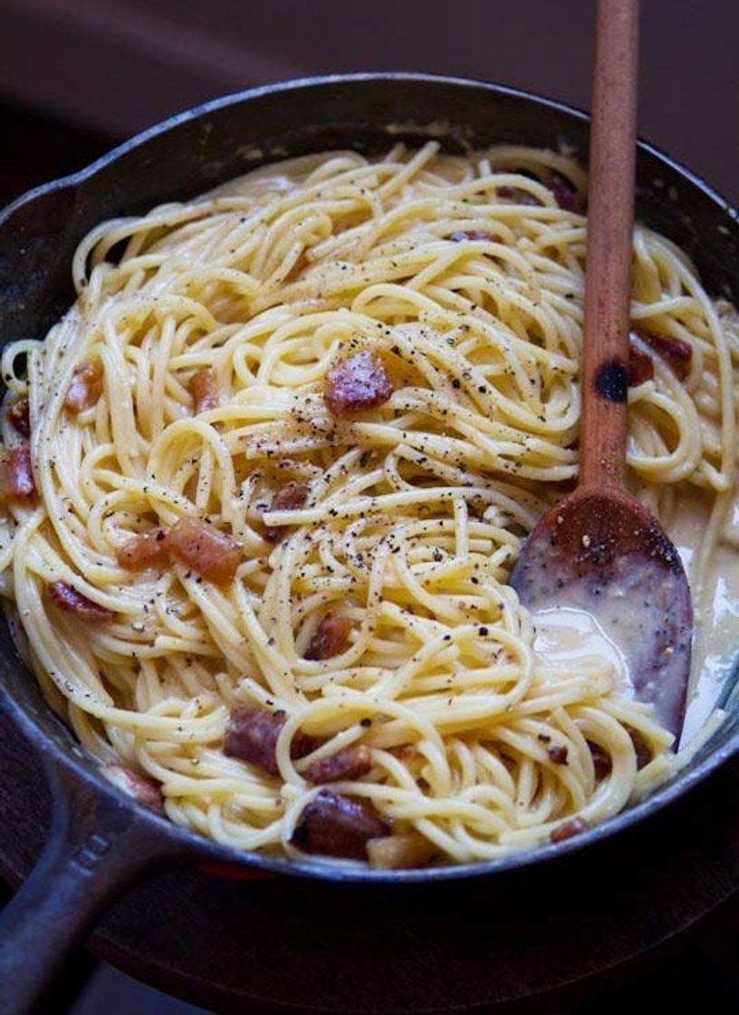 Moda spaghetti a carbonara 