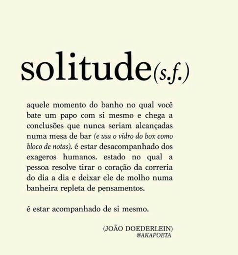 solitude 