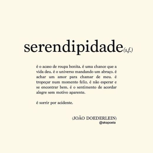 serendipidade