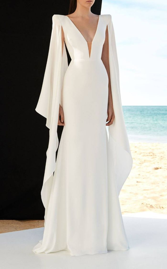 Moda Vestido branco longo