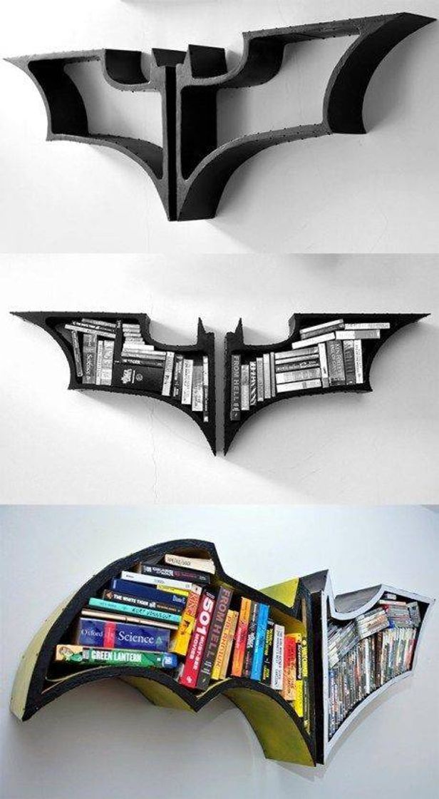 Moda Estante de livros Batman