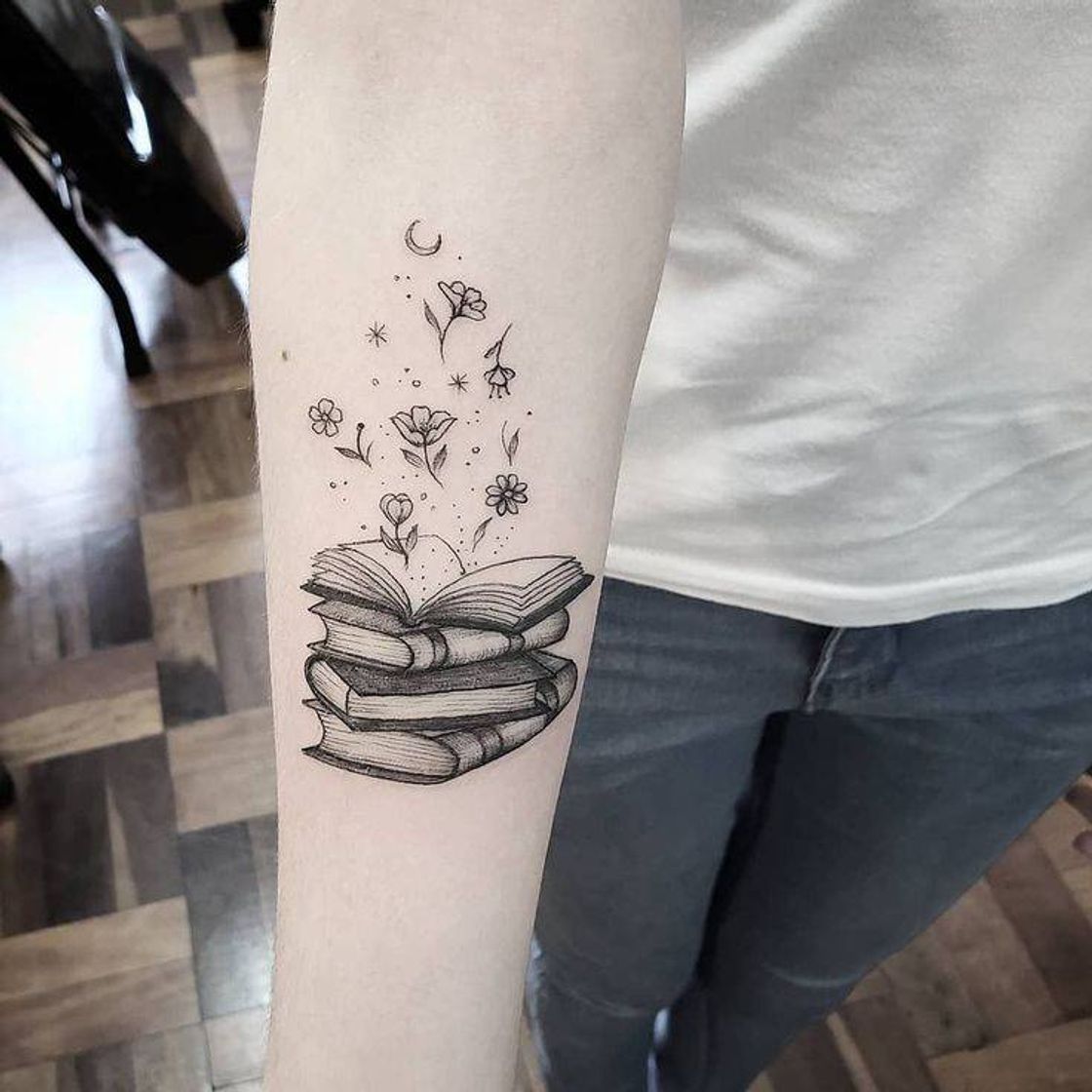 Fashion Tattoo de livros 😍📚