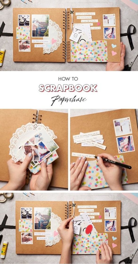 Moda how to scrapbook