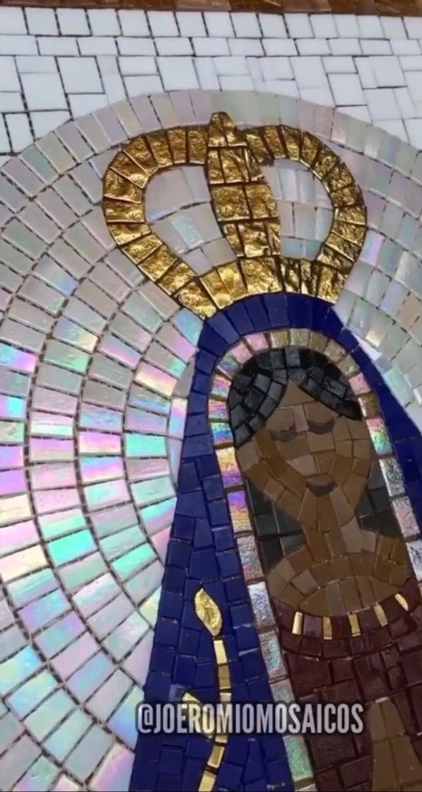Social Painel em mosaico - Nossa Senhora Aparecida