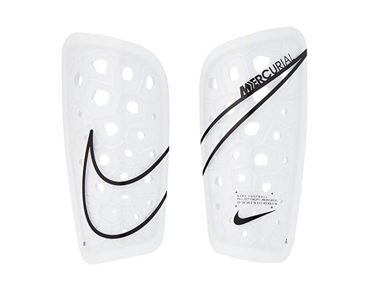 Fitness Nike Nk Merc Lt Grd H Espinilleras de Fútbol, Unisex Adulto, Blanco