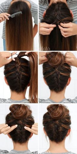 Penteado Prático e lindo 😍