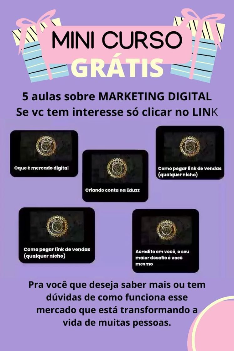 Fashion MINI curso GRÁTIS 🎁 