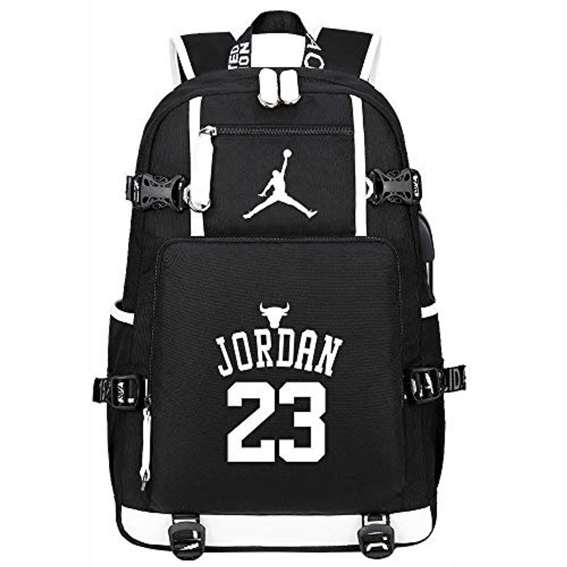 Social Liuying Mochila Michael Jordan 23 Mochila para Niños Mochila para Niños Y