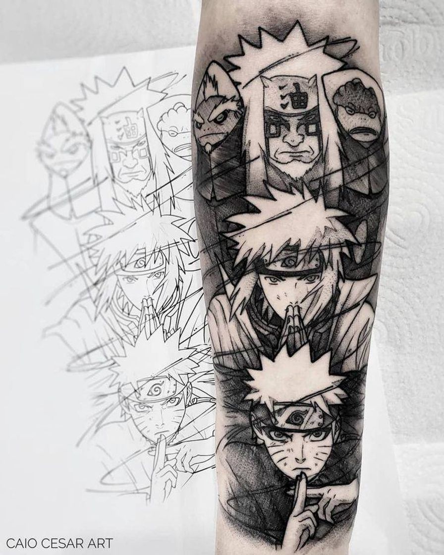 Moda Naruto Tatuagem