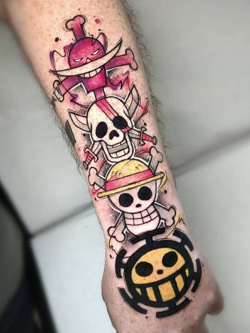 Moda One piece tatuagem