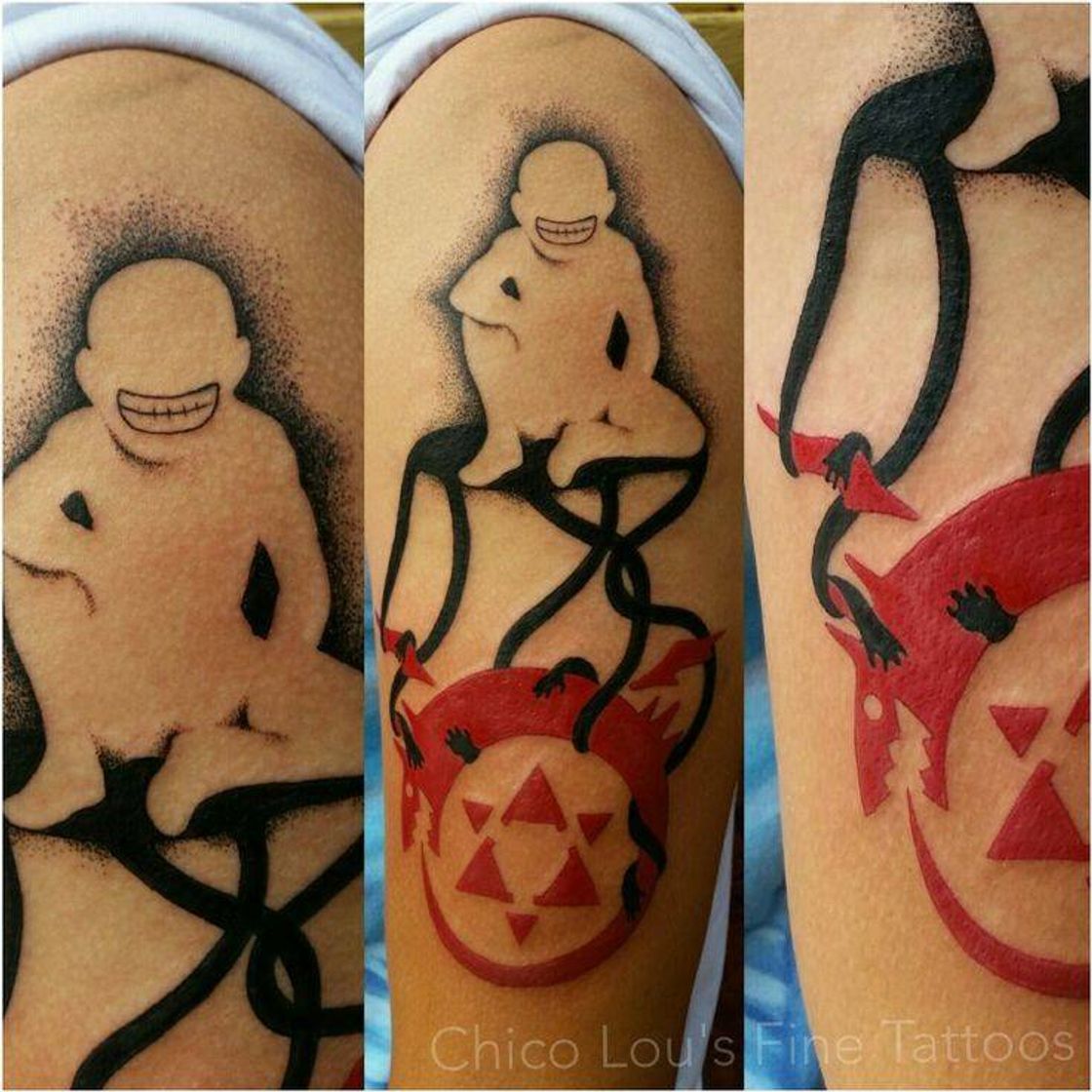 Fashion Fullmetal tatuagem